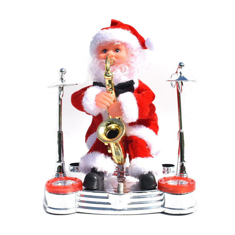 Animated Parachuting Santa Hanging Ornament – Motion Christmas Figures