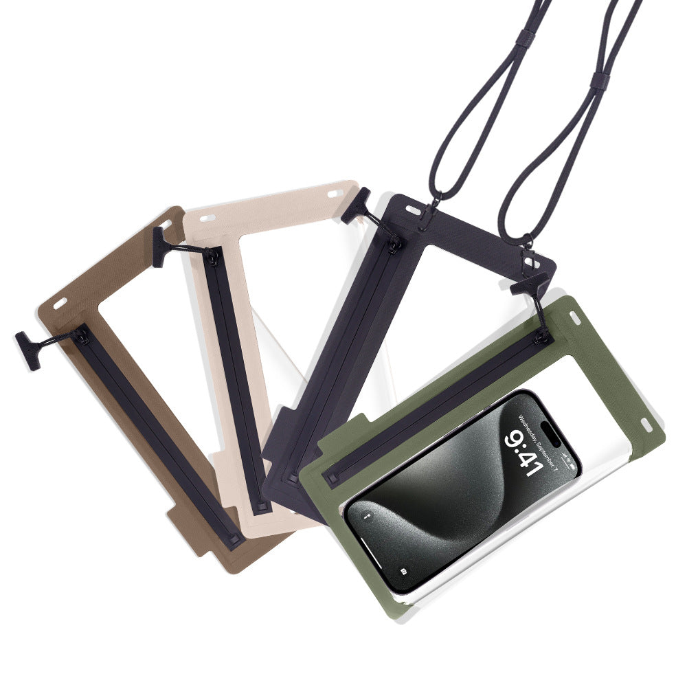 Waterproof Smartphone Crossbody Bag – Touchscreen Window, Zip Closure & Strap