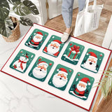 Christmas Decorative Floor Mat – Festive Non-Slip Entryway Rug