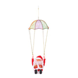 Animated Parachuting Santa Hanging Ornament – Motion Christmas Figures