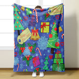 Christmas Throw Blanket – Soft Festive Fleece Blanket