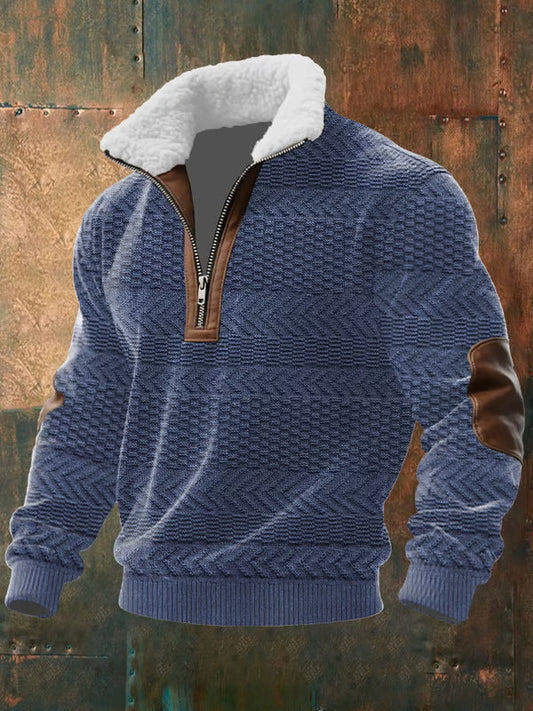 Zip-Up Jacket – Lamb-Fur Collar