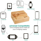 Kalsten | Tekavo Bamboo Charging Station – 5-Port USB Organiser FCa