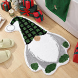 Christmas Plush Mat with Santa Motif – Soft Festive Rug