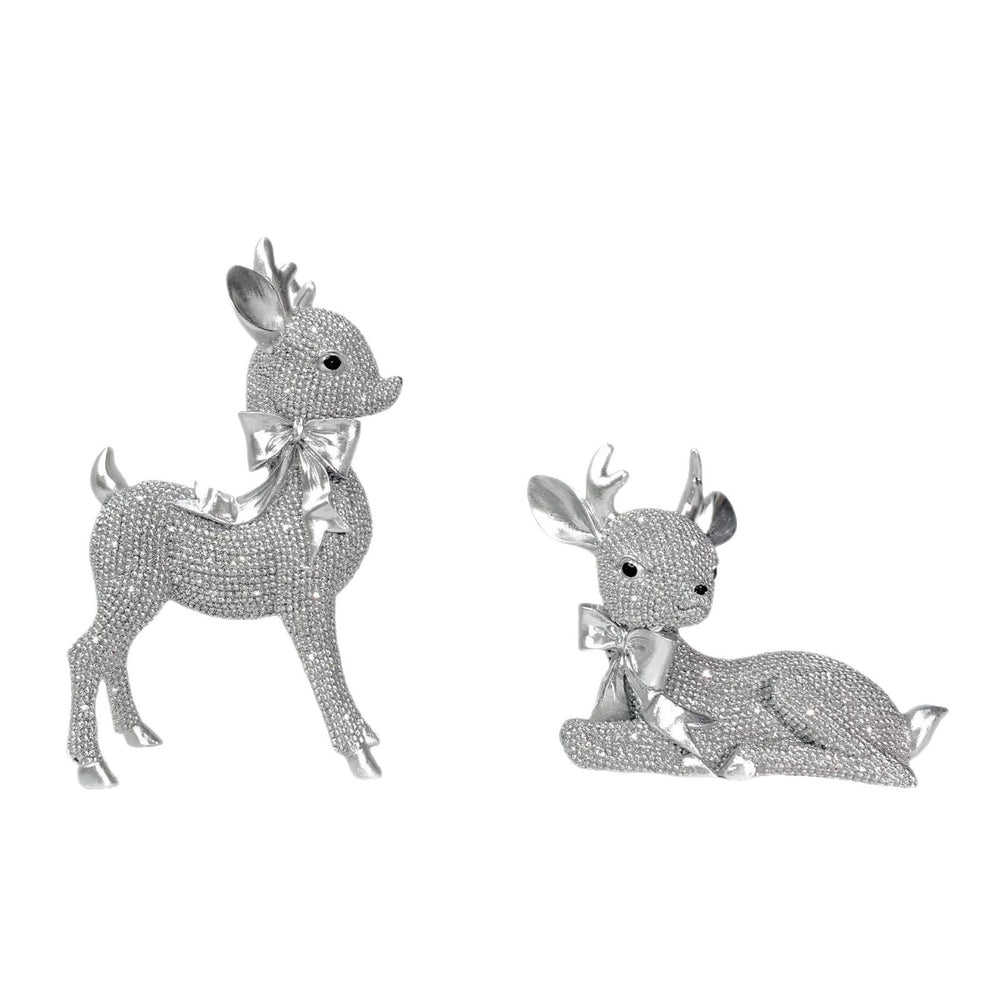 Luxurious Reindeer Sculpture – Elegant Christmas Decorative Figure