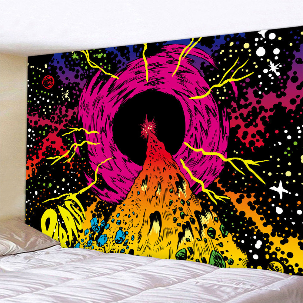 Viking-Themed Decorative Wall Tapestry