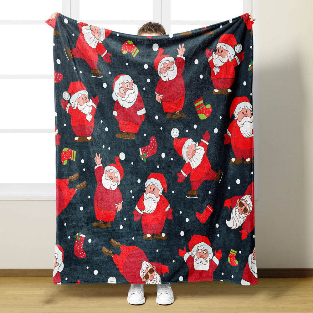 Christmas Throw Blanket – Soft Festive Fleece Blanket