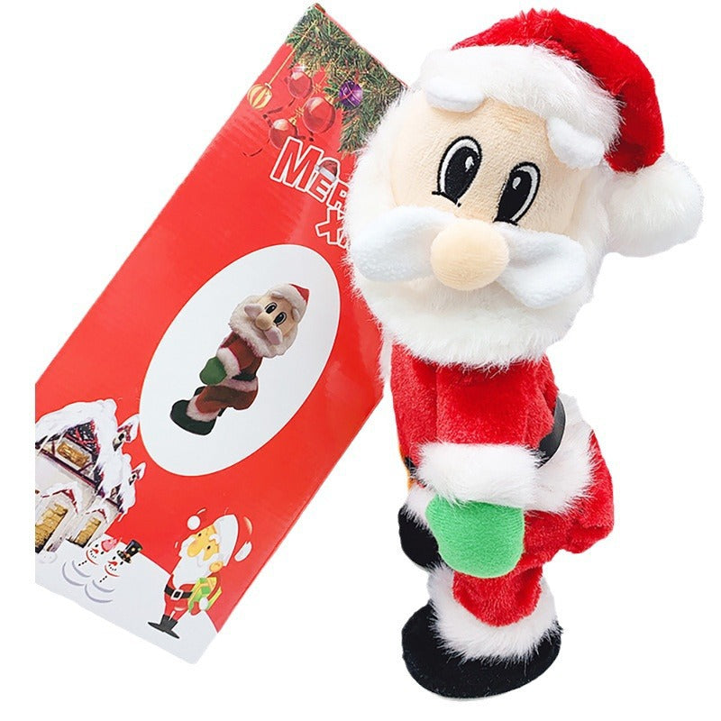 Animated Parachuting Santa Hanging Ornament – Motion Christmas Figures
