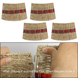 Decorative Wicker Christmas Tree Stand Cover – Rustic Woven Tree Collar