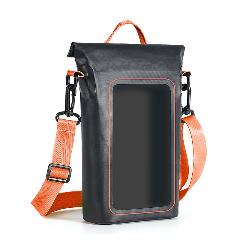 Waterproof Dry Bag – Clear Front Pocket, Adjustable Shoulder Strap & Roomy Main