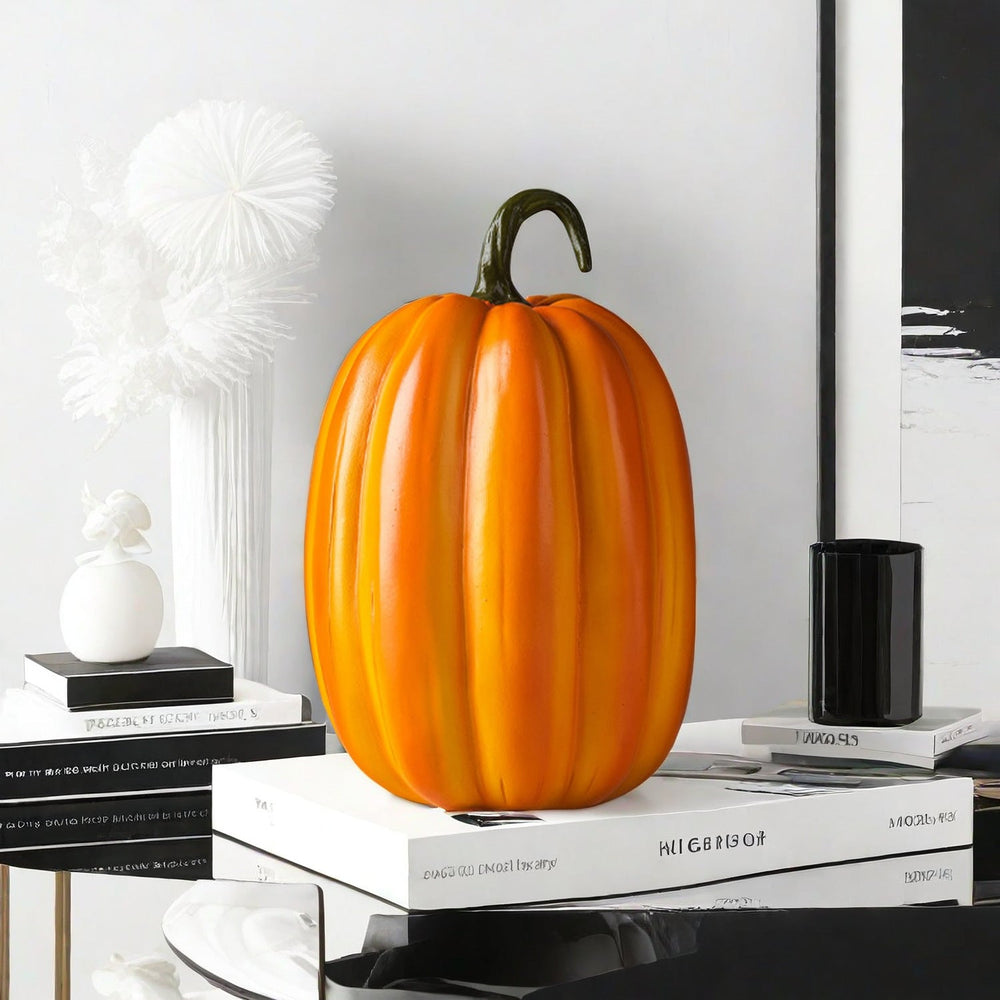 Decorative Halloween Pumpkin Figure - Autumn Accent