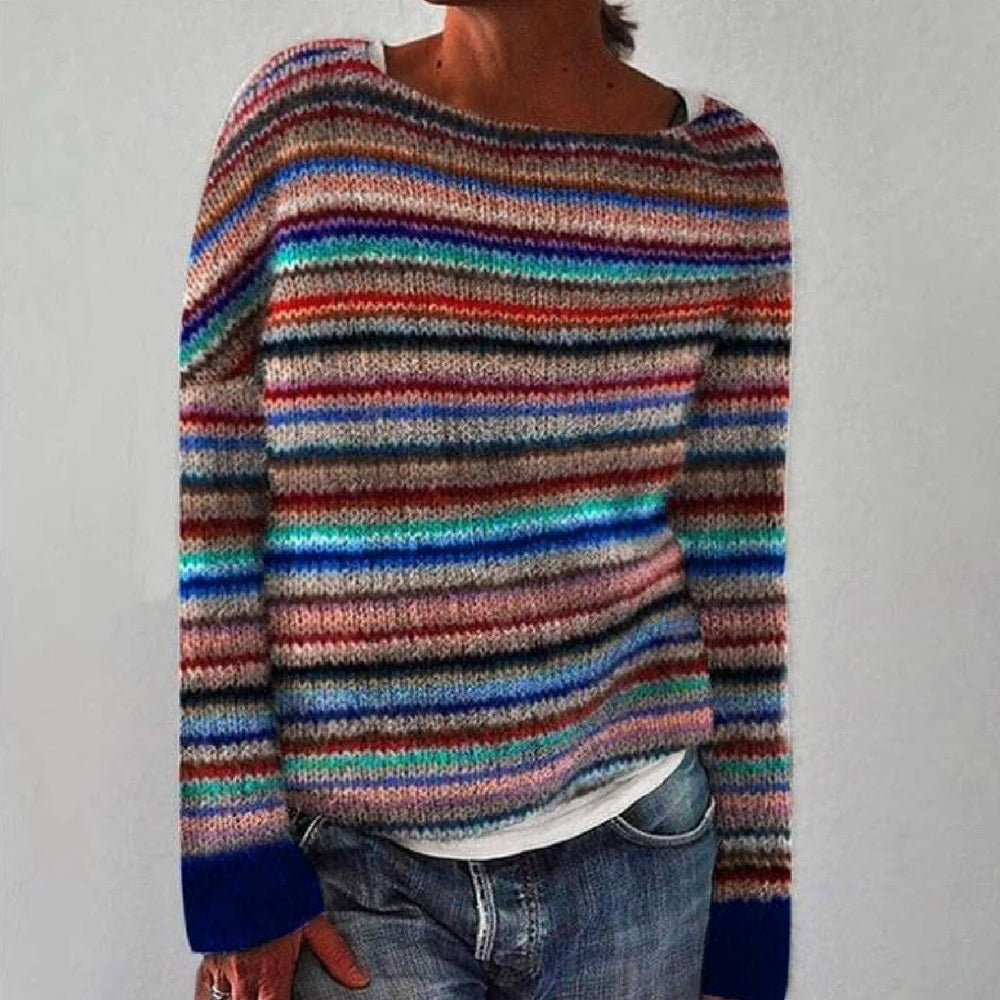 Ella™ - Gemütlicher Retro-Pullover für Damen | Stylischer Vintage-Look | Perfekt für Herbst und Winter