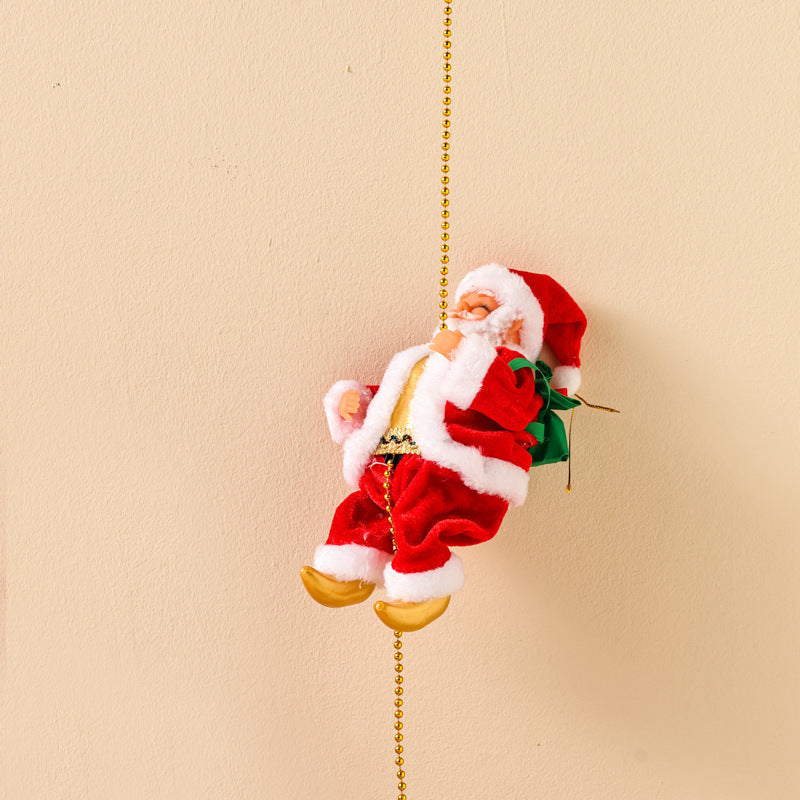 Animated Parachuting Santa Hanging Ornament – Motion Christmas Figures