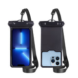 Waterproof Phone Case – Clear Touch Front, Adjustable Lanyard & Universal Fit