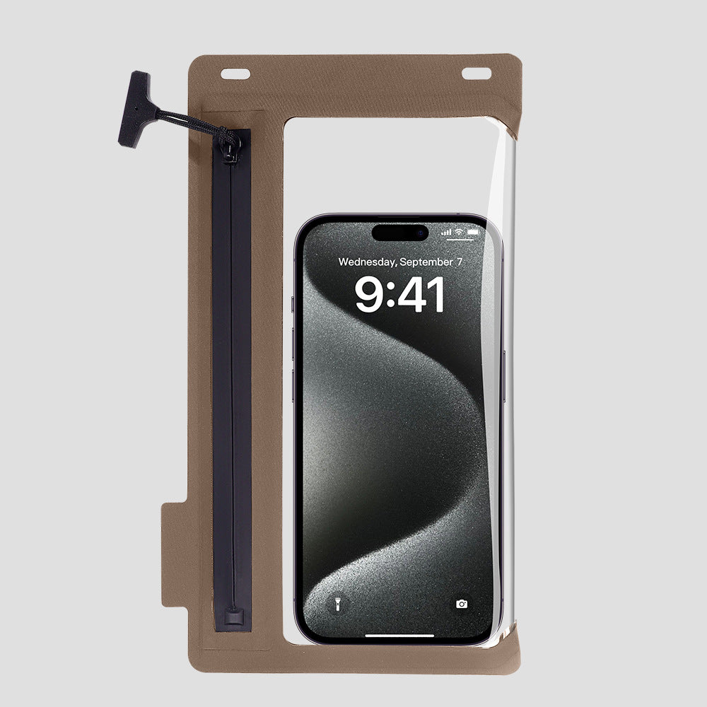 Waterproof Smartphone Crossbody Bag – Touchscreen Window, Zip Closure & Strap