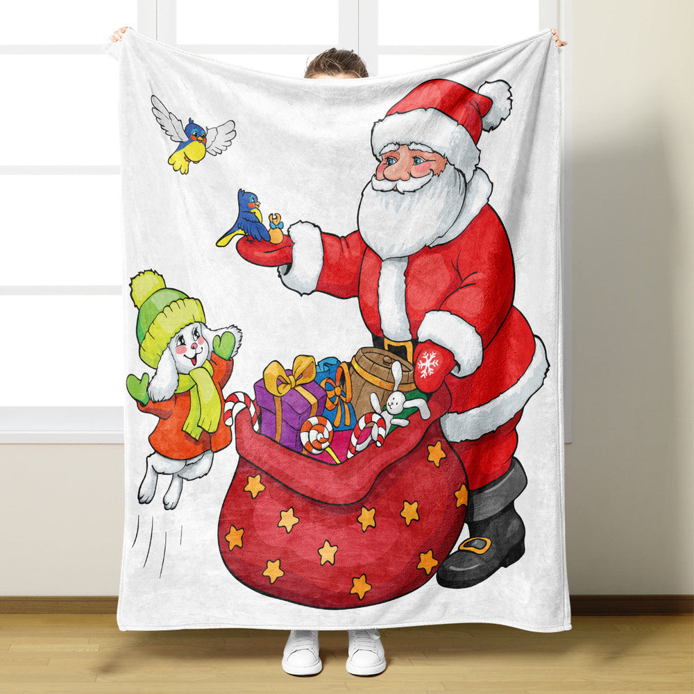 Christmas Throw Blanket – Soft Festive Fleece Blanket
