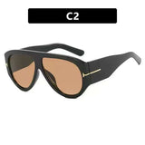 Oversized Aviator Sunglasses – Unisex, UV400 Protection & Metal Frame
