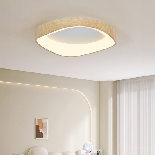 Wood Grain Ceiling Light – Nordic Design, Energy-Efficient LED & Flush Mount