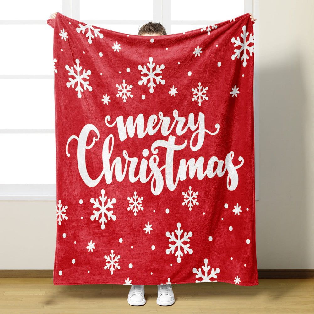 Christmas Throw Blanket – Soft Festive Fleece Blanket