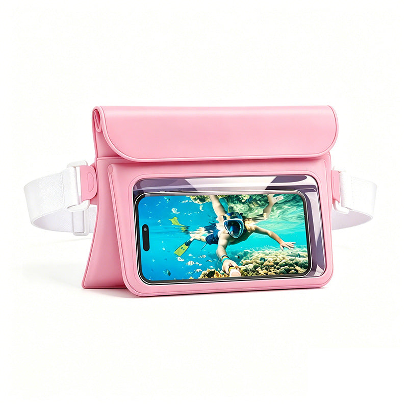 Waterproof Phone Belt Bag with Transparent Window