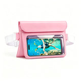 Waterproof Phone Belt Bag with Transparent Window