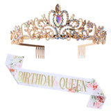 Women's Festive Crown with Elegant Sash Kalsten