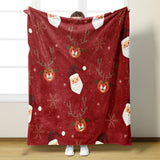 Christmas Throw Blanket – Soft Festive Fleece Blanket