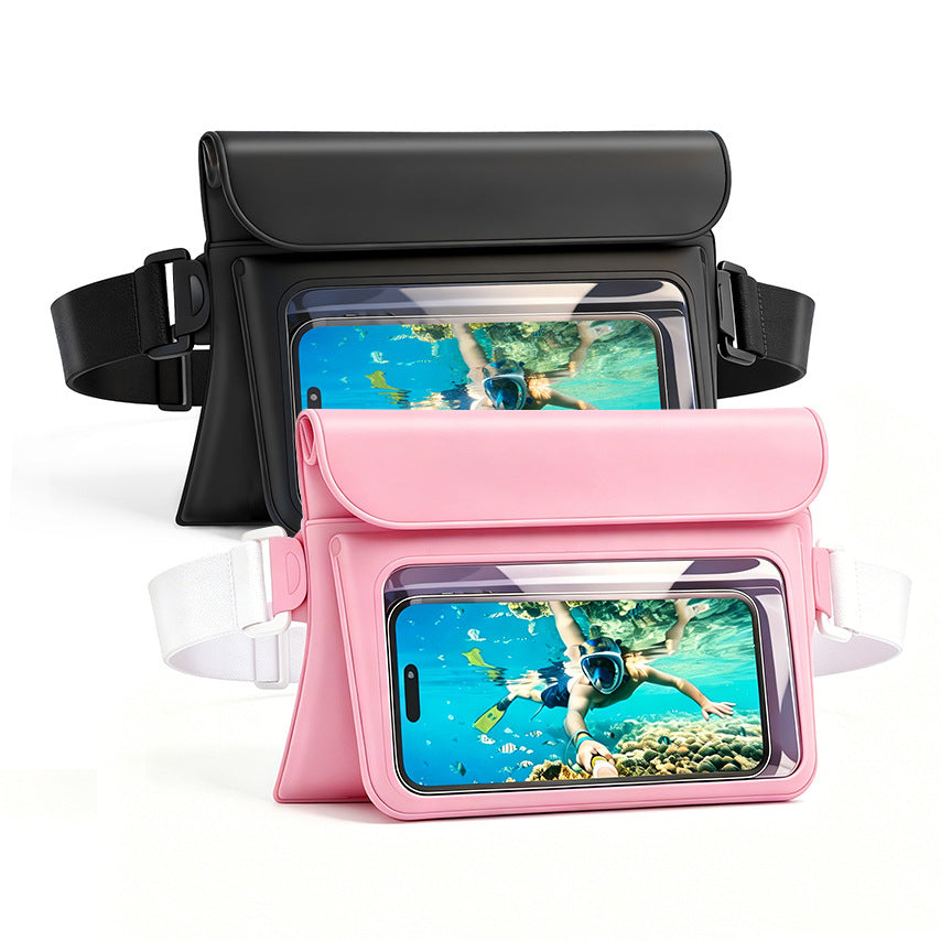 Waterproof Phone Belt Bag with Transparent Window