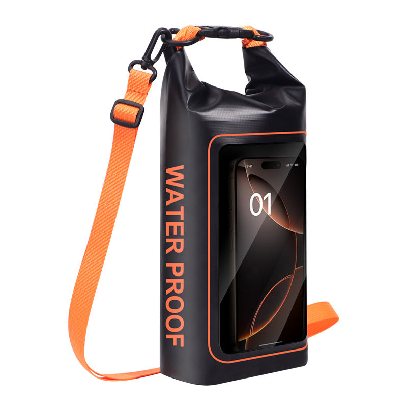 Waterproof Phone Pouch – PVC, Fits Phones up to 7 Inch, Adjustable Shoulder Strap