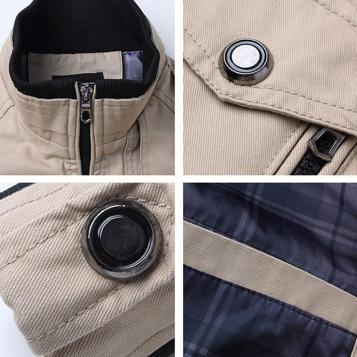 Enhanced Product Title: "Gustav™ Men's Bomber Jacket - Stylish & Comfortable Outerwear for Every Occasion" 

This title includes relevant keywords and highlights key features to improve visibility and appeal in Google Shopping.