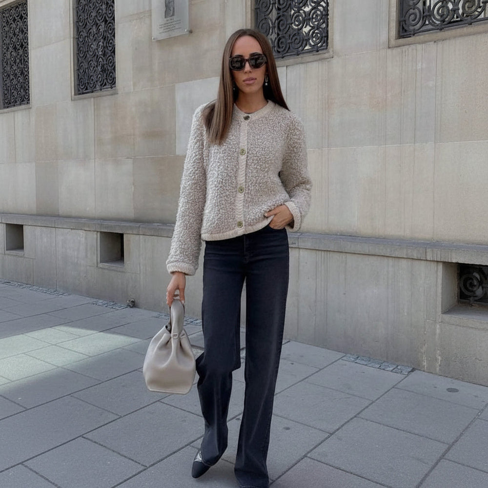Women Jacket Teddy Overshirt Casual Formal Wear