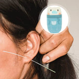 Ear Piercing Cleaning Kit – 180 Cotton Swabs, 15ml Disinfecting Solution & Portable
