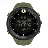 Unisex Outdoor Digital Watch – Compass, 50m Waterproof & Backlight