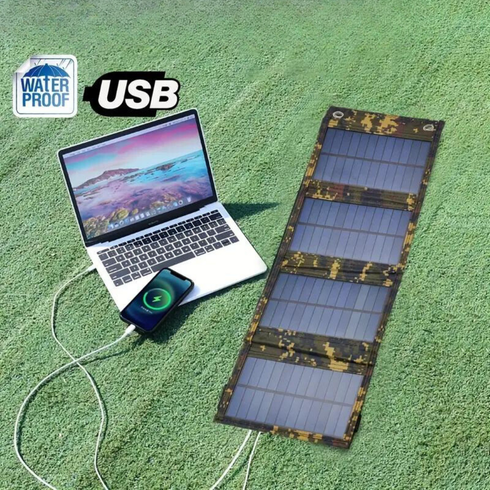 Foldable Solar Powerbank – SolarMate