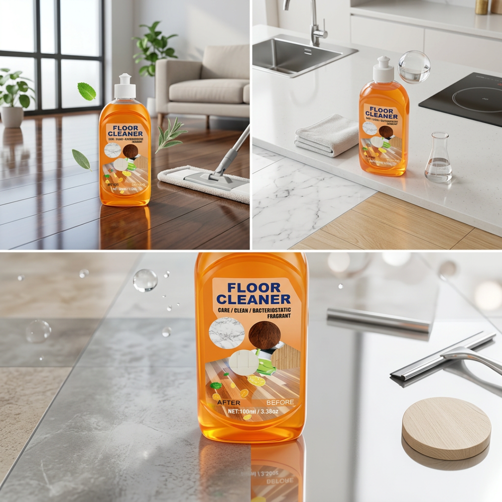 Floor Cleaner Concentrate – Streak-Free Formula, 100ml & Plant-Based Ingredients