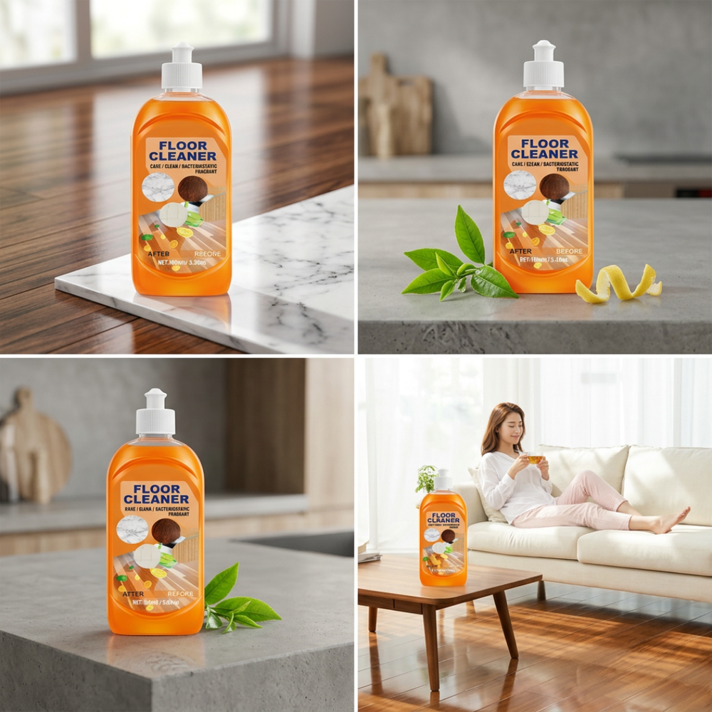 Floor Cleaner Concentrate – Streak-Free Formula, 100ml & Plant-Based Ingredients
