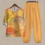 LenaDuo 2-Piece Spring/Summer Set - Orange