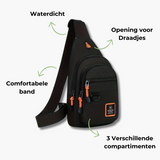 UrbanTrail Shoulder Bag - Cable Port Detail