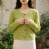 Openwork Crochet Cardigan - Lorena