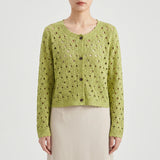 Openwork Crochet Cardigan - Lorena