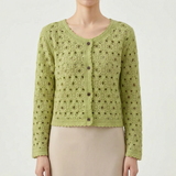 Openwork Crochet Cardigan - Lorena
