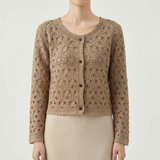 Openwork Crochet Cardigan - Lorena