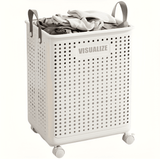 Kalsten | RollEase Foldable Laundry Basket – With Wheels, Compact & Durable for Easy Transport