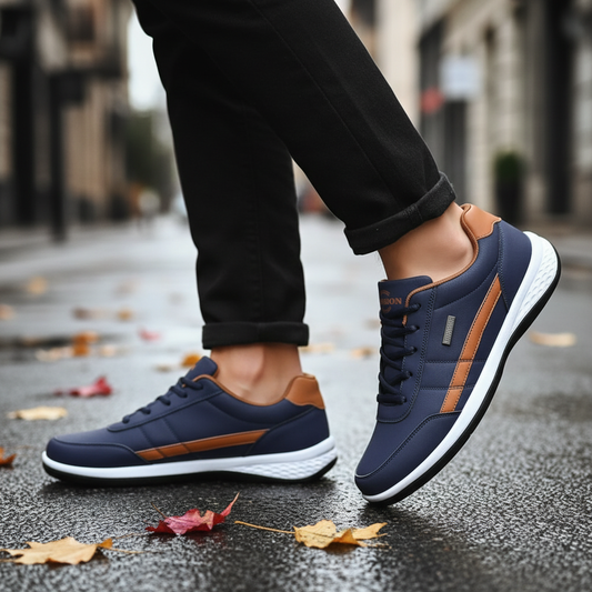 Travis – Orthopedic Men's Sneakers Made of PU Leather