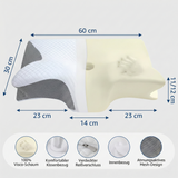 Optimized Product Title: "Nackenstützkissen für Erholsamen Schlaf – Ergonomisches Kissen gegen Nackenschmerzen, Ideal für Rücken- und Seitenschläfer" 

This title includes relevant keywords while clearly conveying the product's benefits and target audienc