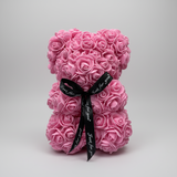 Rose Bear Mothers Day Gift Artificial Flower Teddy Decoration