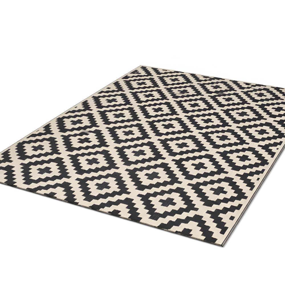 Reversible Outdoor Rug – Non-Slip, UV-Resistant Polypropylene & Water-Repellent