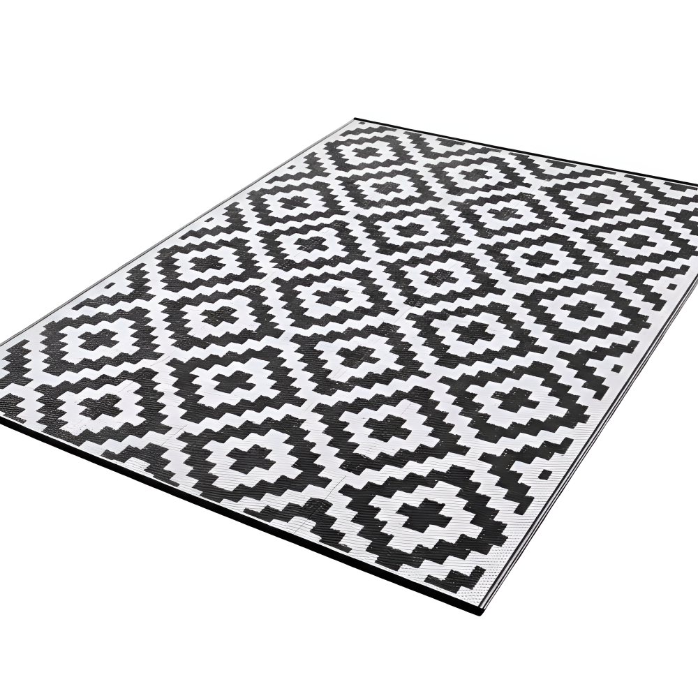 Reversible Outdoor Rug – Non-Slip, UV-Resistant Polypropylene & Water-Repellent