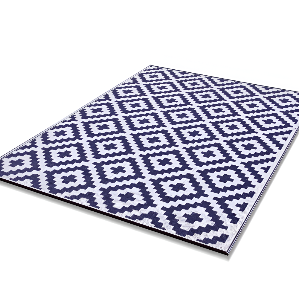 Reversible Outdoor Rug – Non-Slip, UV-Resistant Polypropylene & Water-Repellent