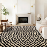 Reversible Outdoor Rug – Non-Slip, UV-Resistant Polypropylene & Geometric Design